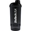 BioTech USA Shaker Wave+ Compact Blue 500 ml (+150 ml)